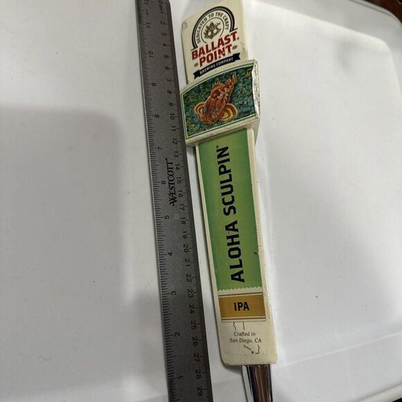 Ballast Point Beer Tap Handle Aloha Sculpin IPA California - Picture 1 of 5